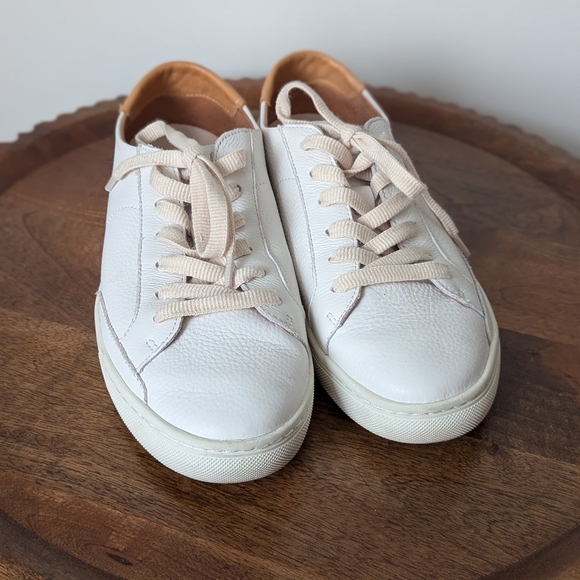 Soludos Ibiza Classic Lace-Up Leather Sneakers Women's US 9.5 - Picture 5 of 11